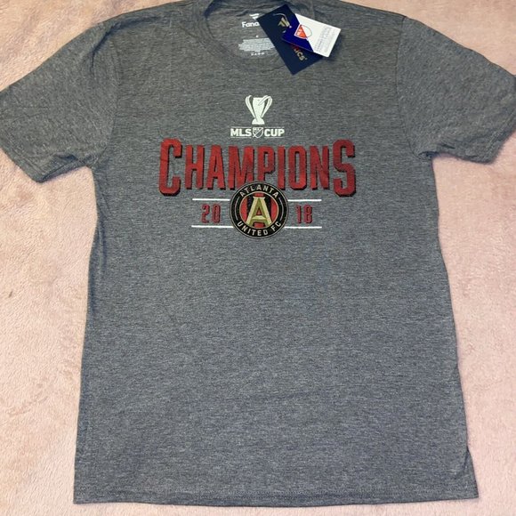Atlanta United FC T-Shirt MLS Gray Size Small Soccer Cup Champions - Picture 5 of 10